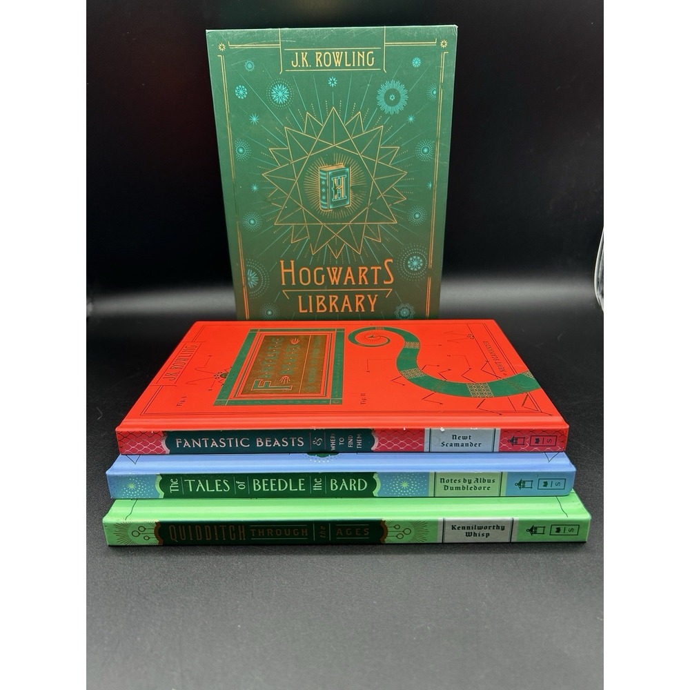 Hogwarts Library Hardcover 3 Book Boxed Set Harry Potter JK Rowling